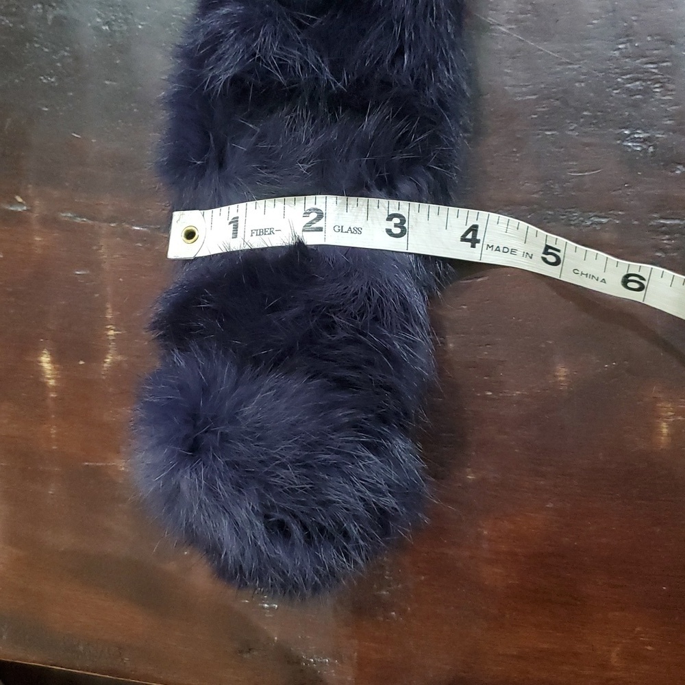 Purple Rabbit Fur Accessory - Picture 8 of 9